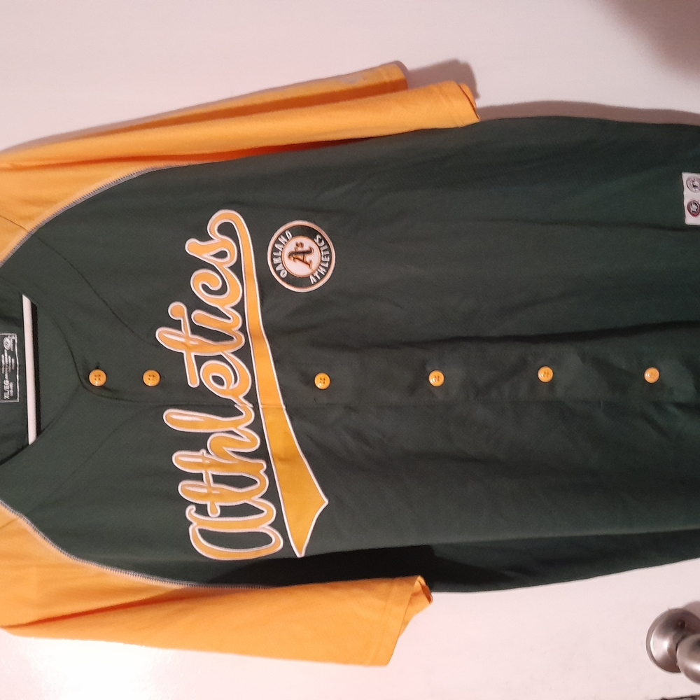 Athletics Green and Yellow Jersey